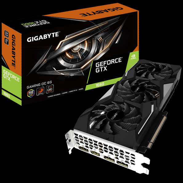 Gigabyte N1660GAMING-OC-6GD GeForce GTX 1660 GAMING OC 6GB GDDR6 192-bit, Core Clock up to 1860 MHz